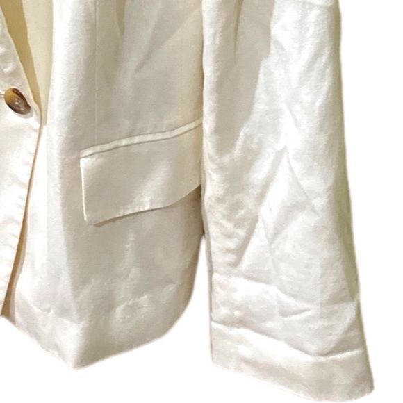 Ann Taylor Double Breasted Linen Blend Blazer - Picture 6 of 14